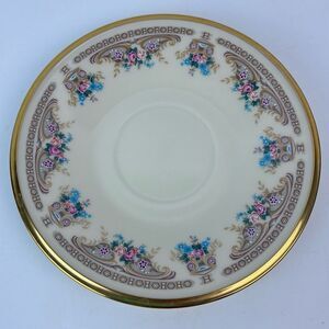 Versailles by Lenox Saucer with Gold and Floral Design Made in USA